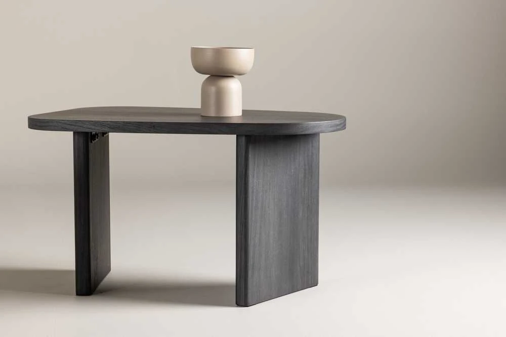 Venture Design Šoninis stalas, Grönvik, 70x45 cm, Juodas