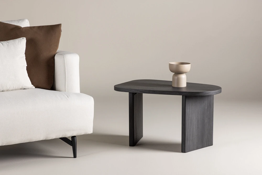 Venture Design Šoninis stalas, Grönvik, 70x45 cm, Juodas