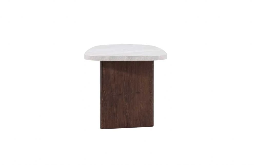 Venture Design Šoninis stalas, Grönvik, 70x45 cm, šviesiai pilka