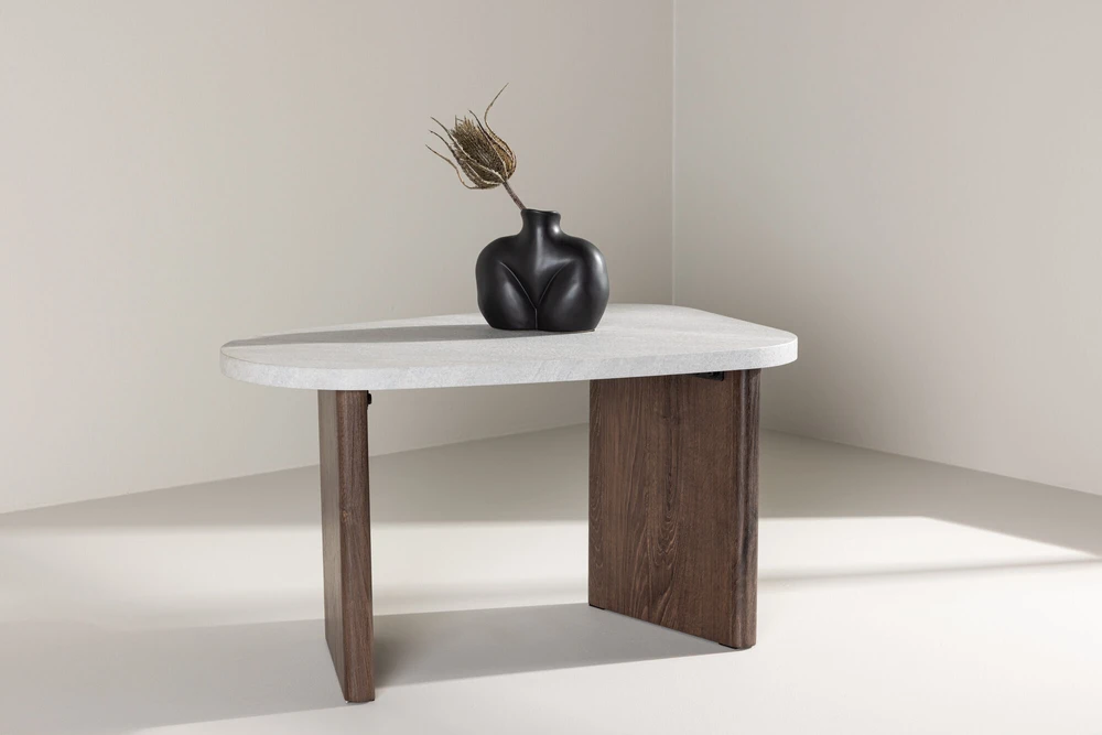 Venture Design Šoninis stalas, Grönvik, 70x45 cm, šviesiai pilka