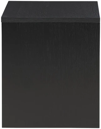 Venture Design Šoninis stalas, Juni, 58x35 cm, Juodas