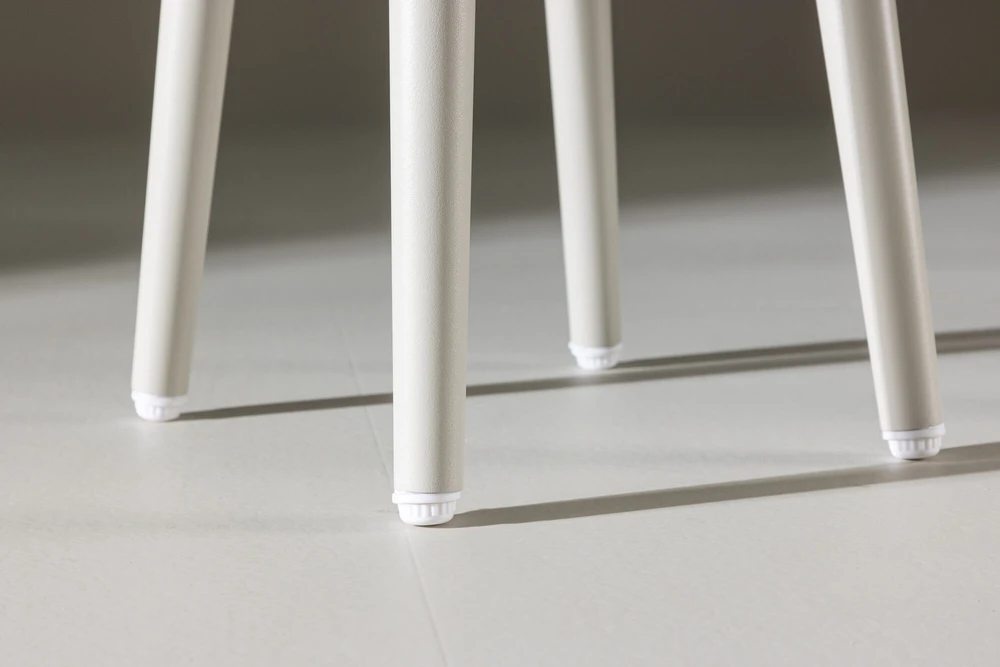 Venture Design Šoninis stalas, Lina, ⌀40 cm, Bežinis