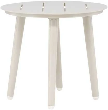 Venture Design Šoninis stalas, Lina, ⌀40 cm, Bežinis