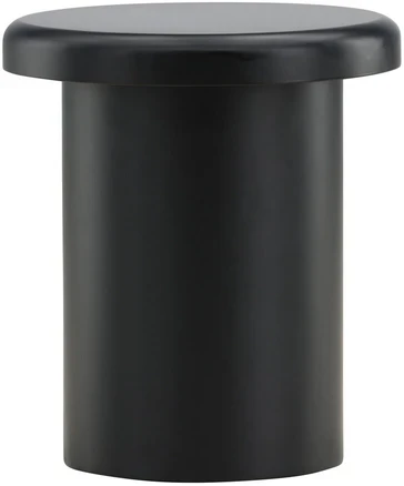 Venture Design Šoninis stalas, Namsos, φ40 cm, Juodas