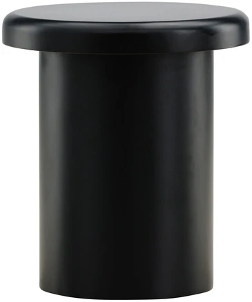 Venture Design Šoninis stalas, Namsos, φ40 cm, Juodas