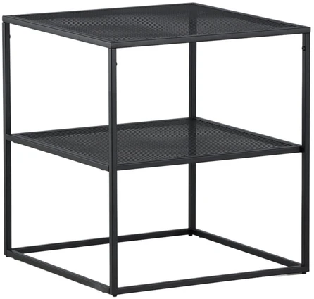 Venture Design Šoninis stalas, „Netz“, 60x55x55 cm, juodas