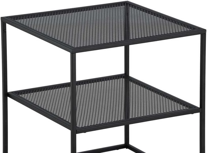 Venture Design Šoninis stalas, „Netz“, 60x55x55 cm, juodas