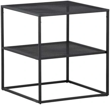 Venture Design Šoninis stalas, „Netz“, 60x55x55 cm, juodas