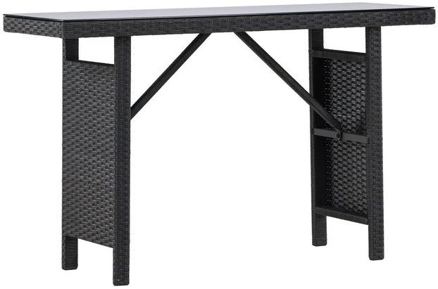 Venture Design Šoninis stalas, Padova, 120x40 cm, Juodas
