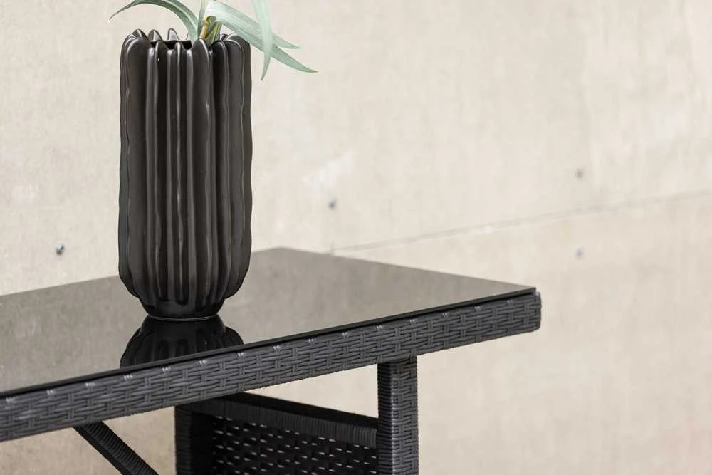 Venture Design Šoninis stalas, Padova, 120x40 cm, Juodas