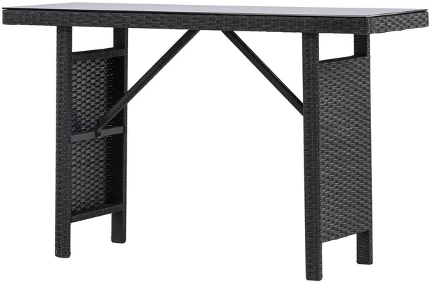 Venture Design Šoninis stalas, Padova, 120x40 cm, Juodas