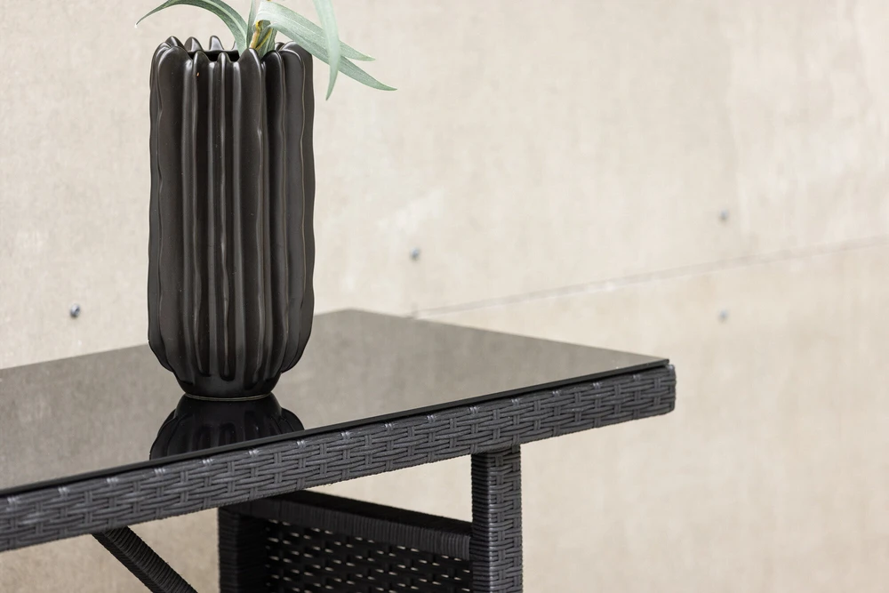 Venture Design Šoninis stalas, Padova, 120x40 cm, Juodas