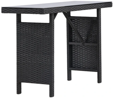 Venture Design Šoninis stalas, Padova, 120x40 cm, Juodas