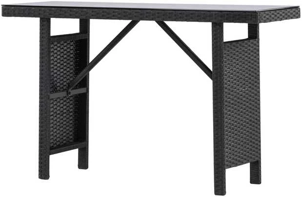 Venture Design Šoninis stalas, Padova, 120x40 cm, Juodas