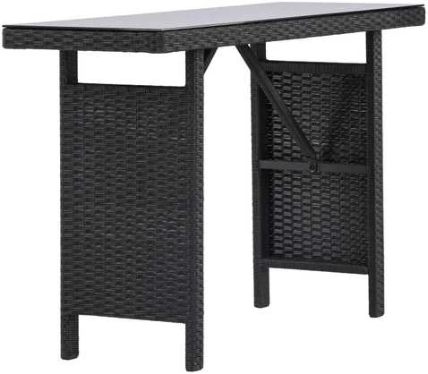 Venture Design Šoninis stalas, Padova, 120x40 cm, Juodas