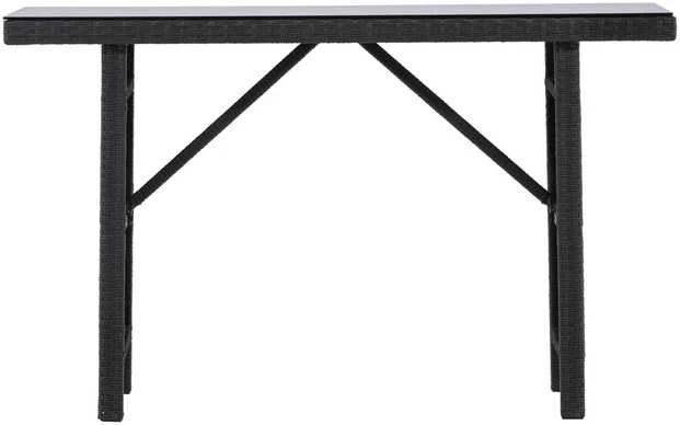 Venture Design Šoninis stalas, Padova, 120x40 cm, Juodas