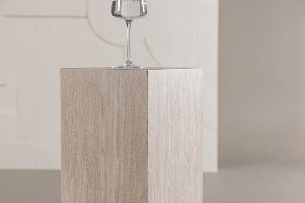 Venture Design Šoninis stalas, Ramsvik, 23x65 cm, Bežinis