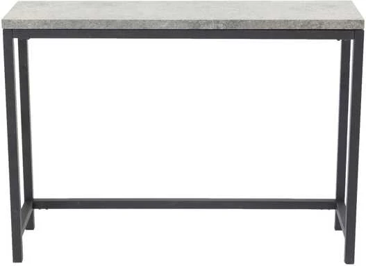 Venture Design Šoninis stalas, Rise, 110x30x80 cm, Juodas
