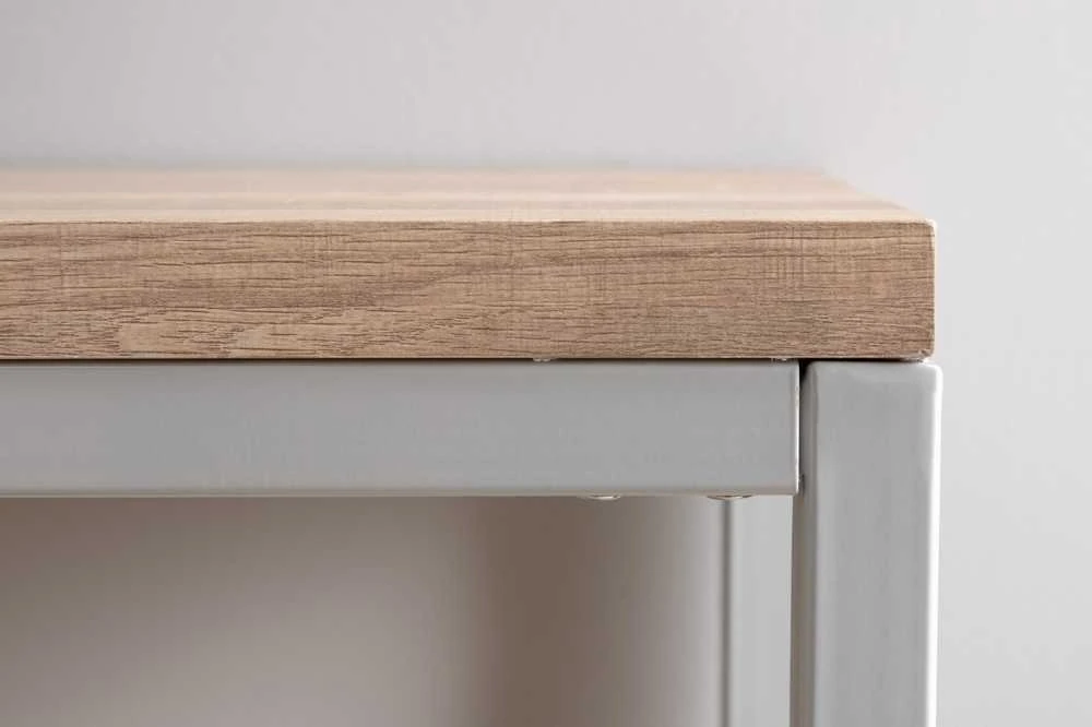Venture Design Šoninis stalas, Rise, 110x30x80 cm, Pilka