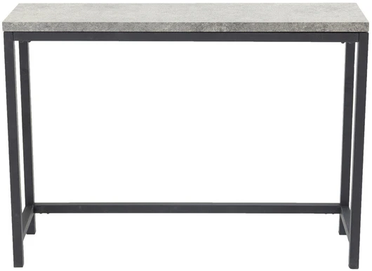 Venture Design Šoninis stalas, Rise, 110x30x80 cm, Juodas