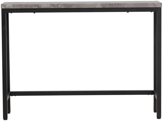 Venture Design Šoninis stalas, Rise, 110x30x80 cm, Juodas