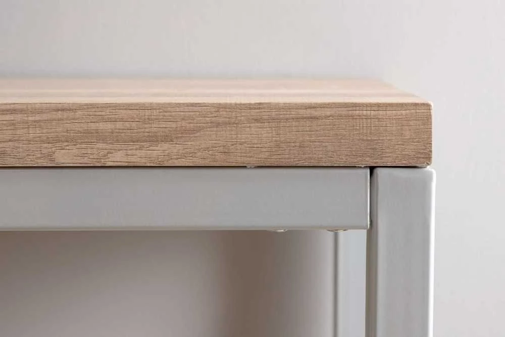 Venture Design Šoninis stalas, Rise, 110x30x80 cm, Pilka