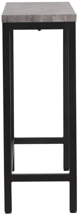 Venture Design Šoninis stalas, Rise, 110x30x80 cm, Juodas