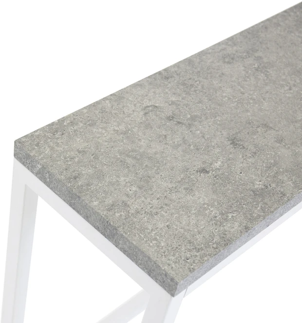 Venture Design Šoninis stalas, Rise, 110x30x80 cm, Balta