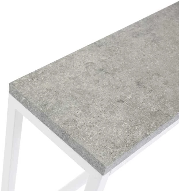 Venture Design Šoninis stalas, Rise, 110x30x80 cm, Balta