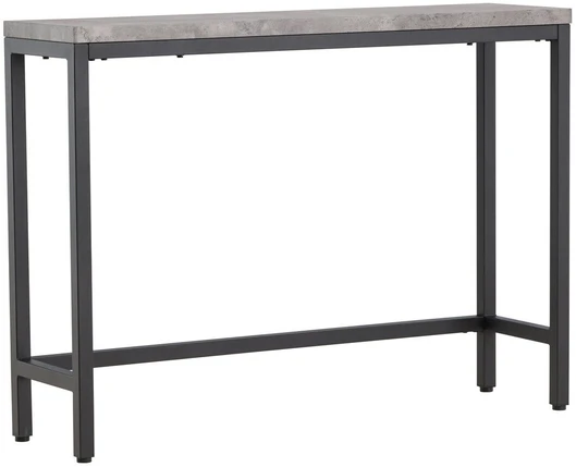 Venture Design Šoninis stalas, Rise, 110x30x80 cm, Juodas
