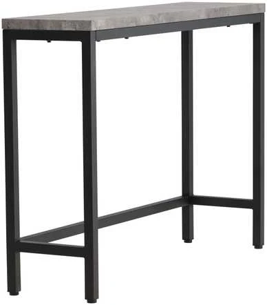 Venture Design Šoninis stalas, Rise, 110x30x80 cm, Juodas