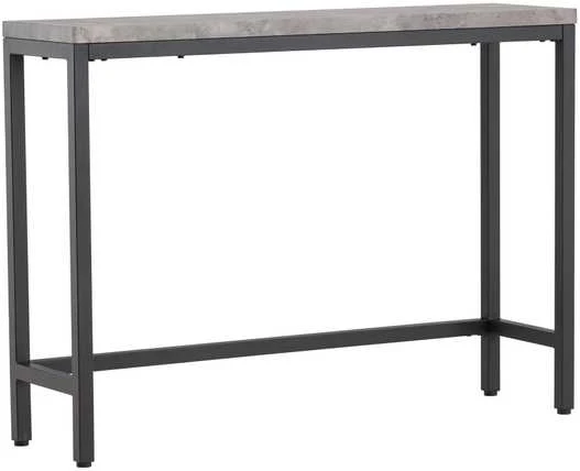 Venture Design Šoninis stalas, Rise, 110x30x80 cm, Juodas