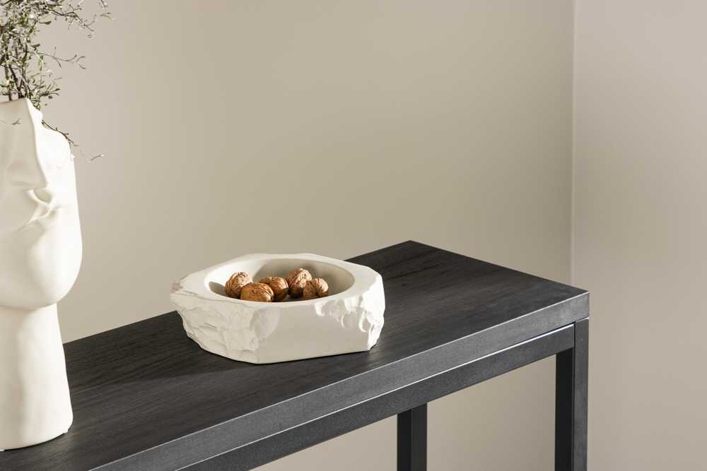 Venture Design Šoninis stalas, Rise, 30x110 cm, Juodas