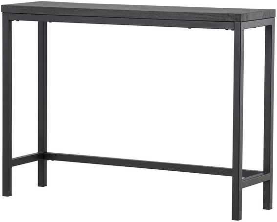 Venture Design Šoninis stalas, Rise, 30x110 cm, Juodas