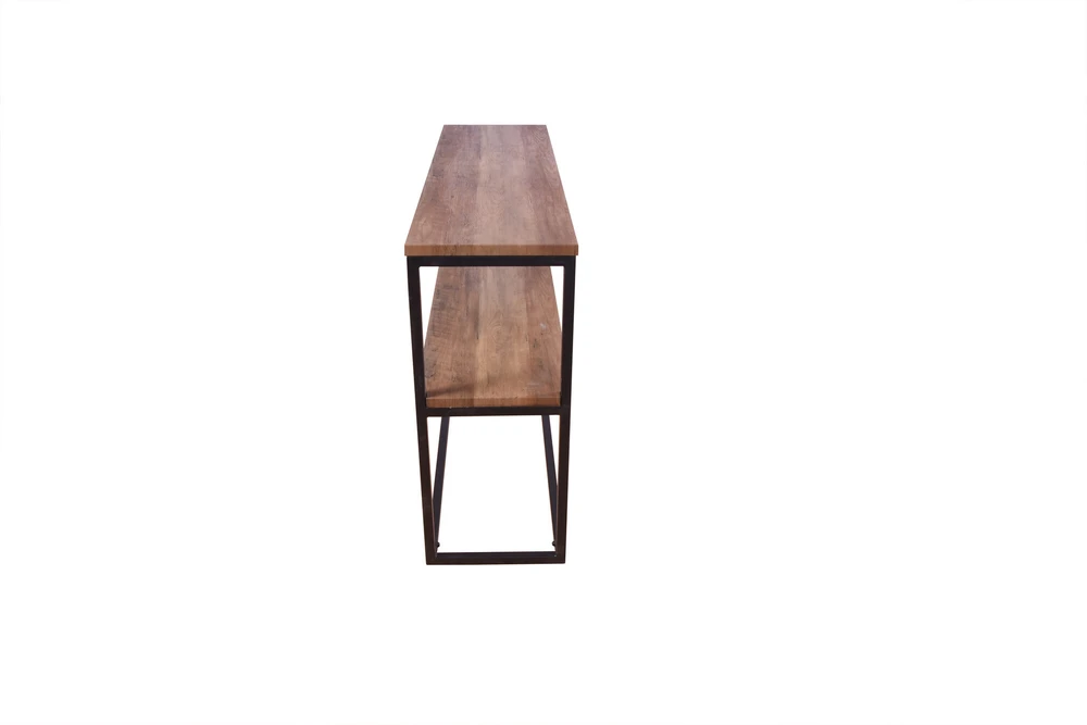 Venture Design Šoninis stalas, Rise Double, 110x30 cm, Juodas
