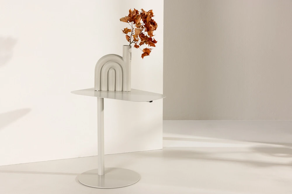 Venture Design Šoninis stalas, San Chosė, 38x50 cm, Bežinis