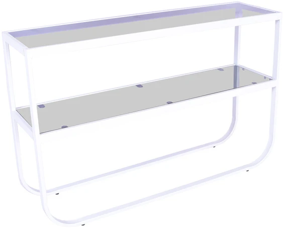 Venture Design Šoninis stalas, Supamas, 70x110x30 cm, Balta