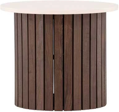 Venture Design Šoninis stalas, Visingsö, ⌀52 cm, Beždžio spalva