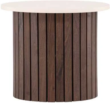 Venture Design Šoninis stalas, Visingsö, ⌀52 cm, Beždžio spalva