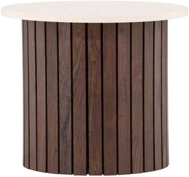 Venture Design Šoninis stalas, Visingsö, ⌀52 cm, Beždžio spalva