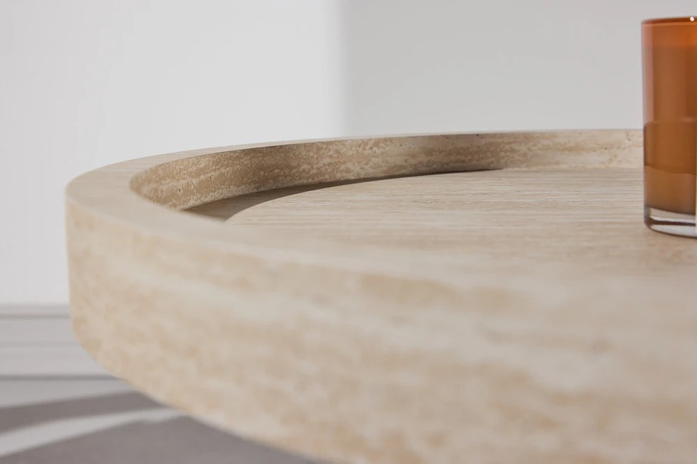 Venture Design Šoninis staliukas Krille 60x45 cm Smėlio spalvos