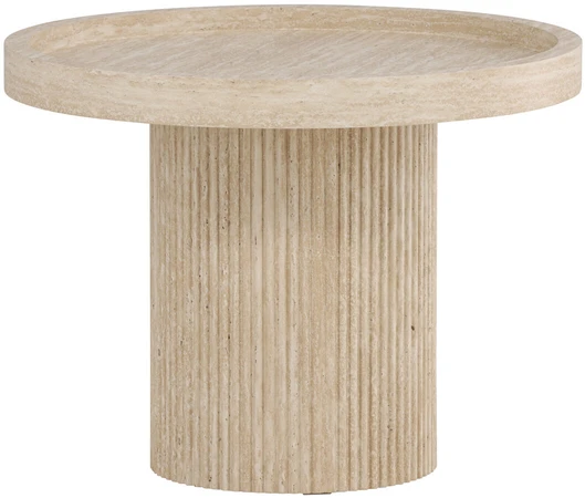 Venture Design Šoninis staliukas Krille 60x45 cm Smėlio spalvos