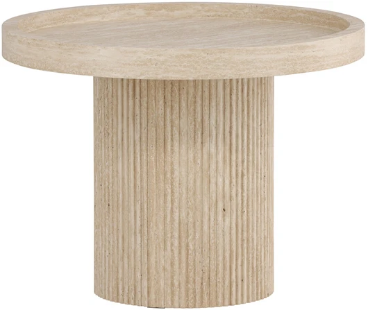 Venture Design Šoninis staliukas Krille 60x45 cm Smėlio spalvos