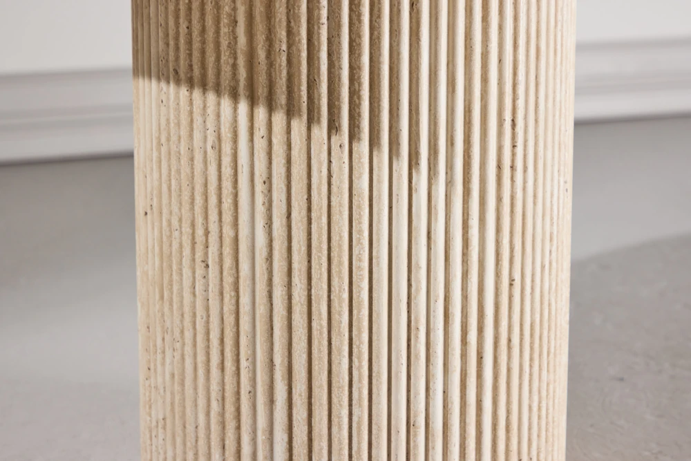 Venture Design Šoninis staliukas Krille 60x45 cm Smėlio spalvos