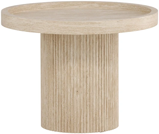 Venture Design Šoninis staliukas Krille 60x45 cm Smėlio spalvos