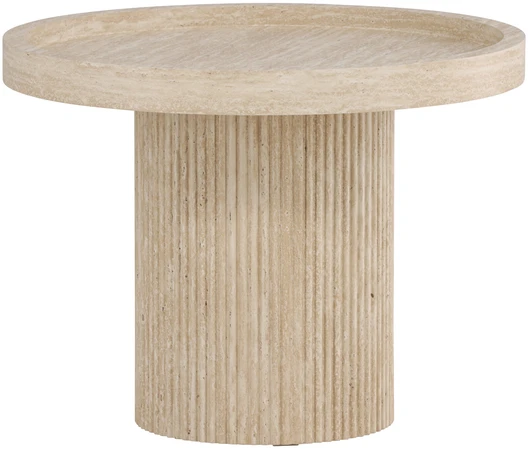 Venture Design Šoninis staliukas Krille 60x45 cm Smėlio spalvos