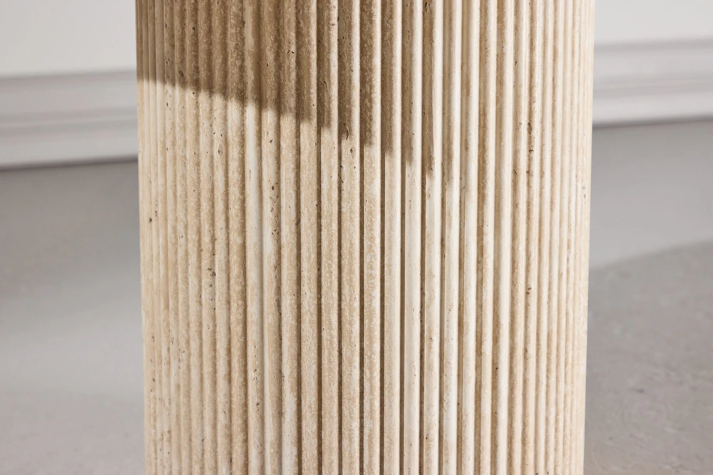 Venture Design Šoninis staliukas Krille 60x45 cm Smėlio spalvos