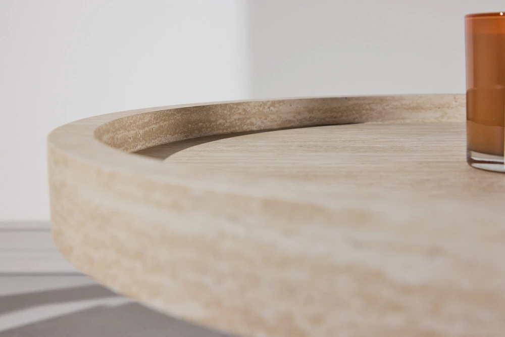 Venture Design Šoninis staliukas Krille 60x45 cm Smėlio spalvos
