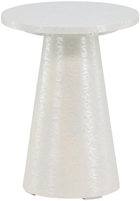 Venture Design Šoninis staliukas Lanzo 35x45 cm baltas MDF