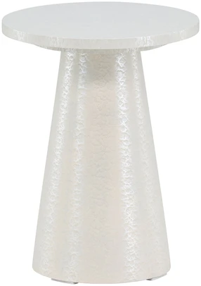 Venture Design Šoninis staliukas Lanzo 35x45 cm baltas MDF